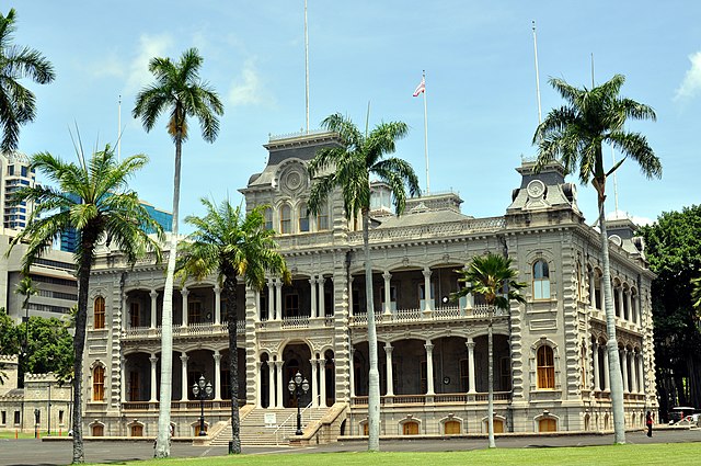 Iolani Palace, Oahu, Hawaii